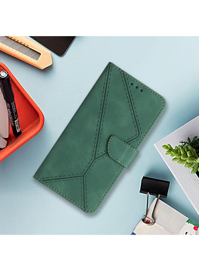 اس-توب جراب لهاتف OPPO Reno11 F 5G/F25 Pro 5G جراب هاتف من الجلد المنقوش بخياطة - Image 2