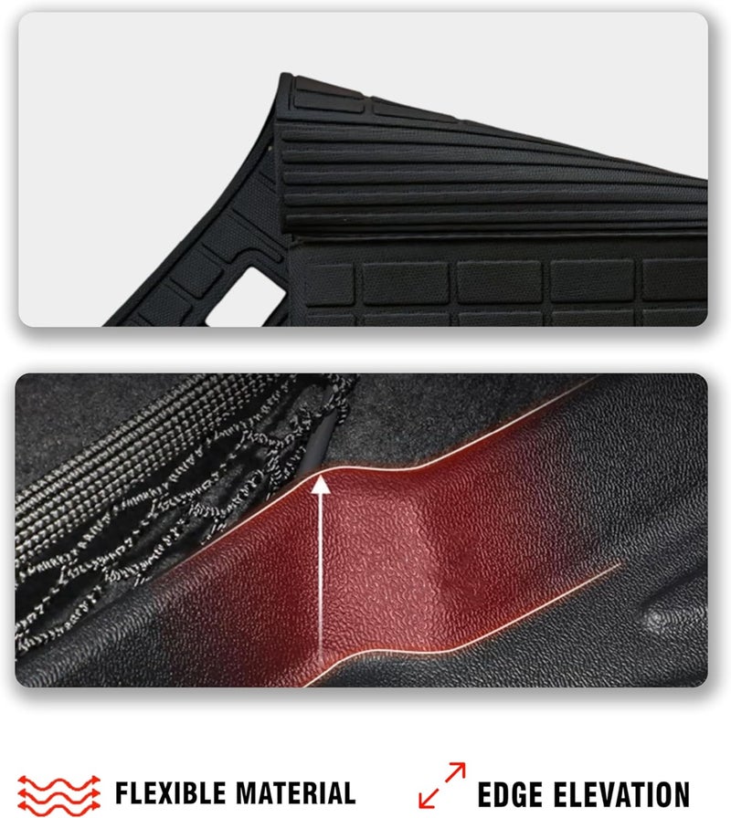 YEBOOCA Cargo Liner for 2022-2025 Nissan Pathfinder - Trunk Mat and Back Seat Cover Protector - Image 4