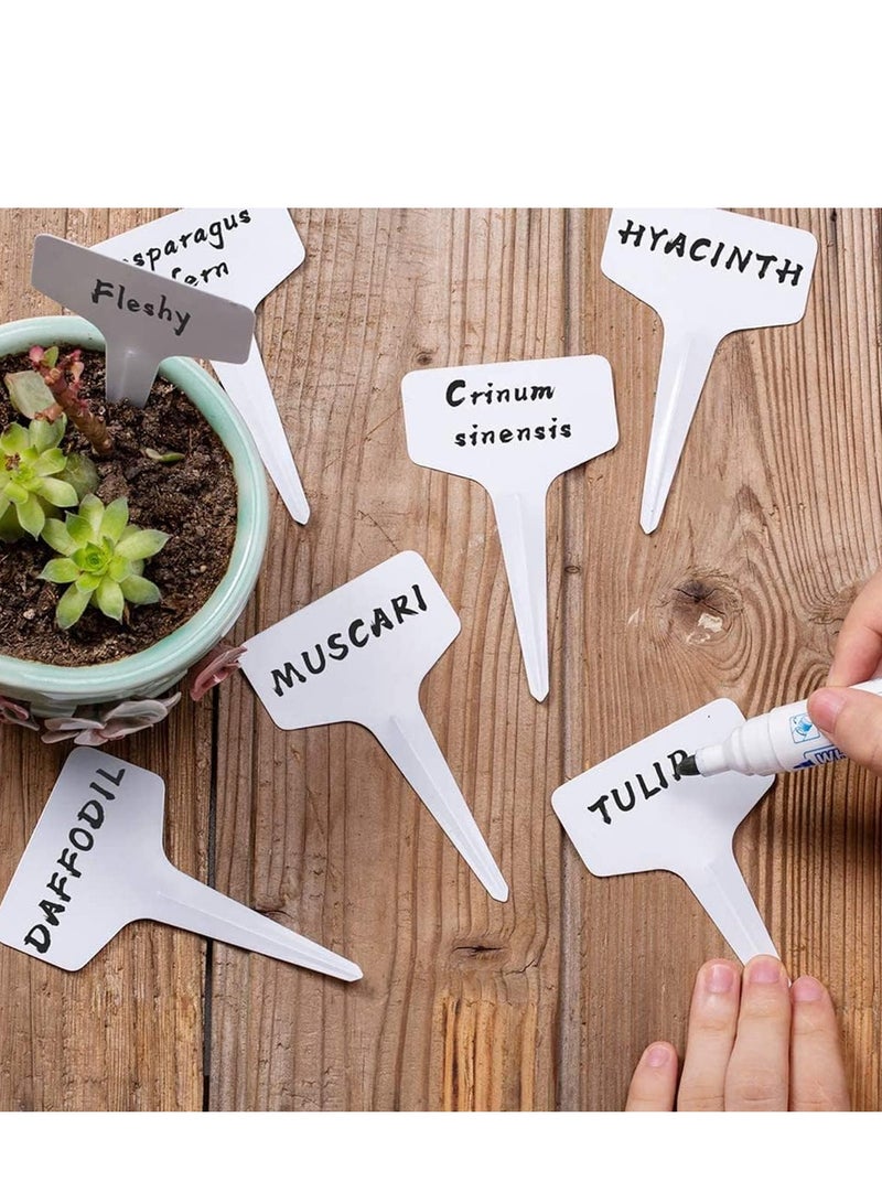 Pack of 120 Plastic Plant Labels, Plastic Garden Labels Premium Nursery Labels, Waterproof Non-Toxic Plastic Reusable for Labeling Planting Seed Growth, Suitable for Herbs, Flowers, Vegetables - Image 3