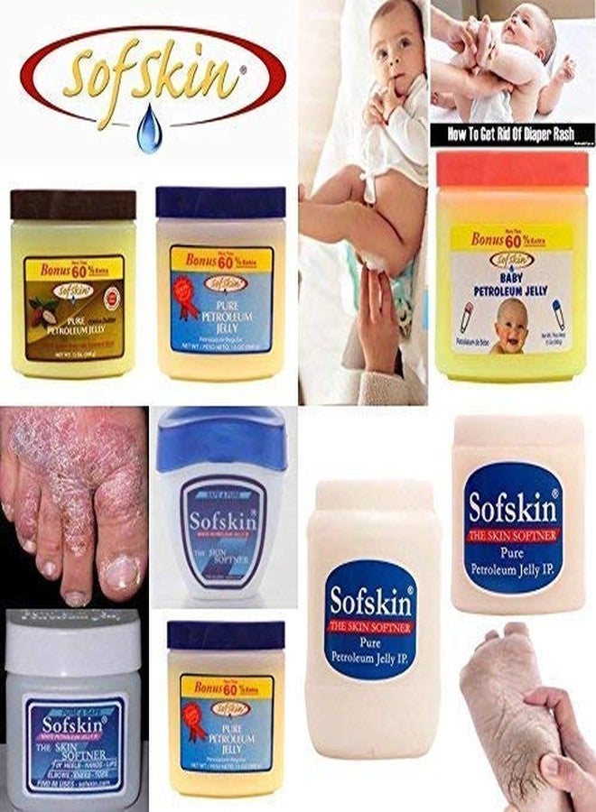 SOFSKIN (USA Brand) BABY PETROLEUM JELLY 368 GM, for Baby Diaper Rash, Perfumed, 100% Pure & Safe. pH 5.5, No skin allergy, (See Video) - Image 5