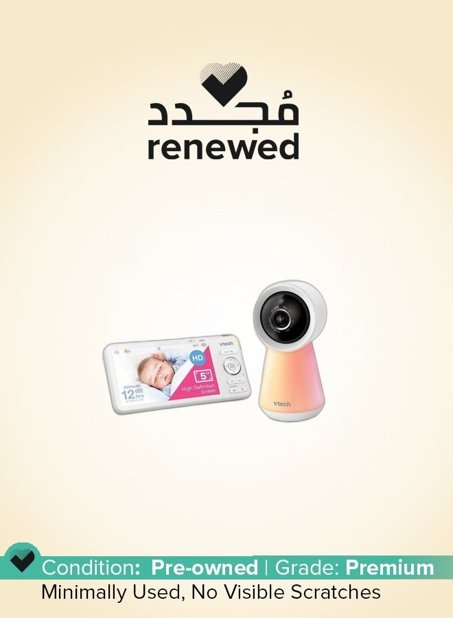 vtech Renewed - VTech RM5756HD 5" Smart WiFi 1080p Monitor with Remote Access - Image 1