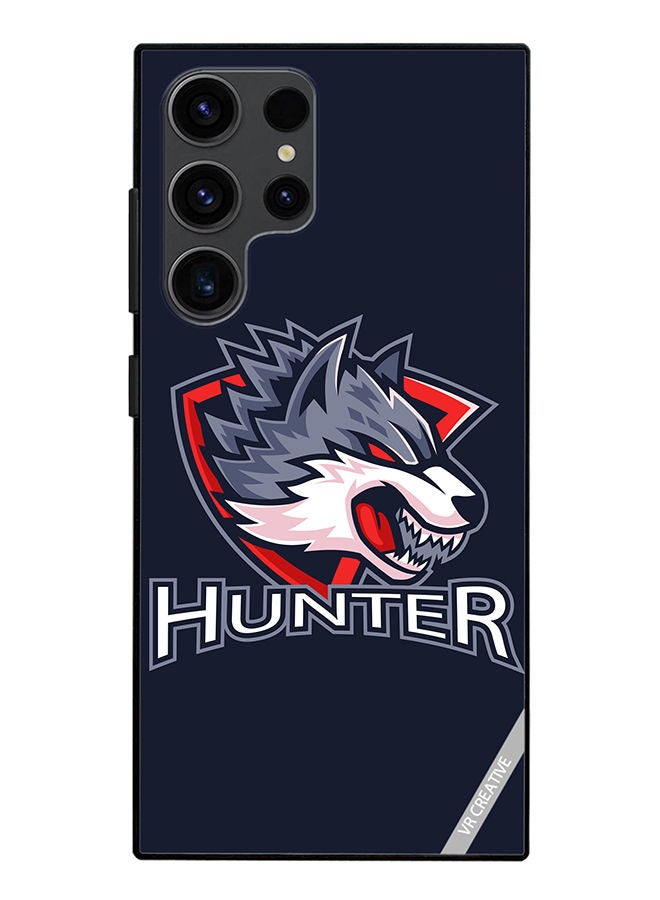 VR CREATIVE Protective Case Cover For Samsung Galaxy S23 Ultra 5G Hunter Wolf Design Multicolour - Image 1