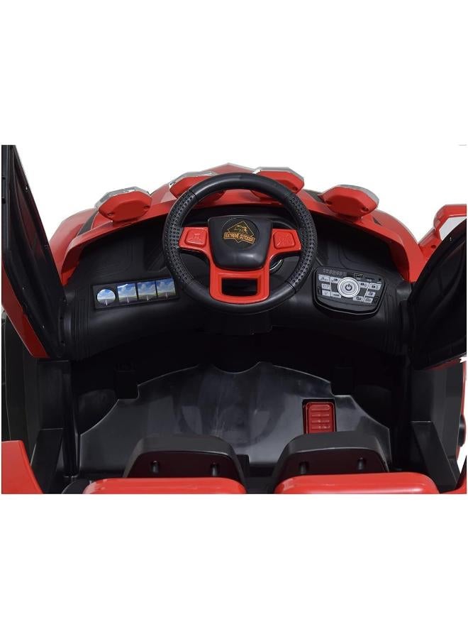 6-motor electric ride-on car for children, multi-colored children's electric ride-on car. (red) - Image 2