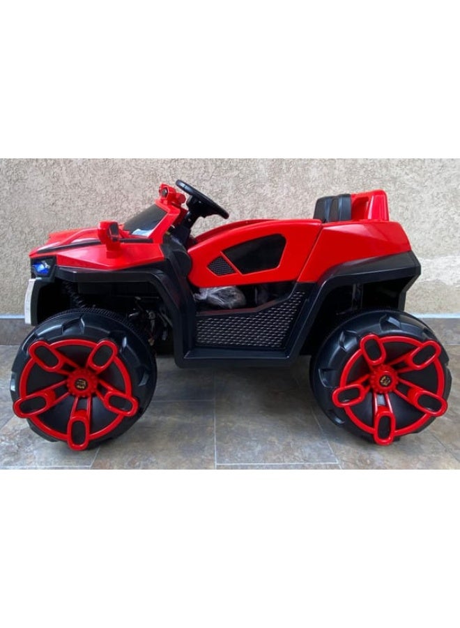 6-motor electric ride-on car for children, multi-colored children's electric ride-on car. (red) - Image 3