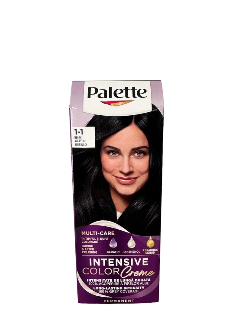 Palette Intensive Color Creme C1 Blue Black Permanent Hair Color