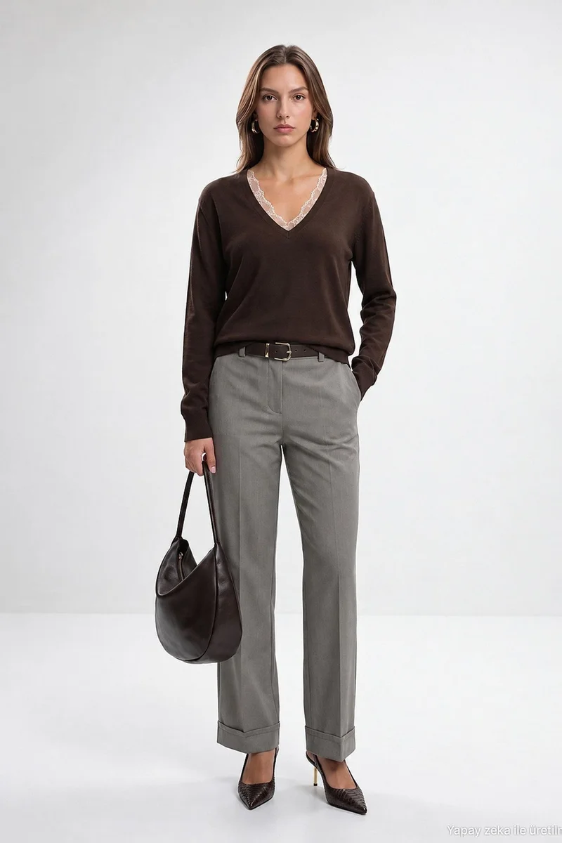Dilvin  DILVIN Women's Knit Sweater for Women | Best Price UAE