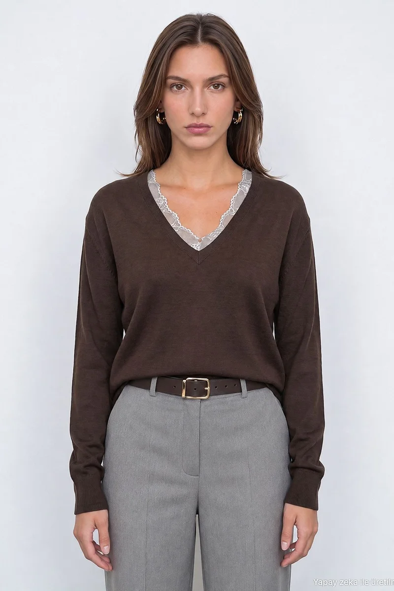 Dilvin  DILVIN Women's Knit Sweater for Women | Best Price UAE