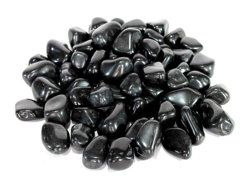OhhSome 1Kg Black Polished Stone Medium Polished Black Natural Stone Pebbles Decorative Pebbles for Home Decor Office 1Kg - Image 3