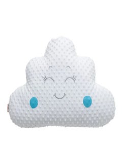 Blue Smiley Pillow Cloud: Cute Nursery Decor, Soft Baby Pillow - Comfortable, Adorable, Perfect for Baby's Room
