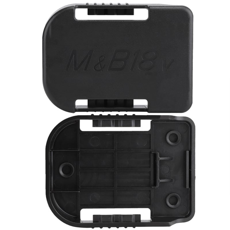 Battery Holder For Makita 5-Pack Sturdy ABS Plastic Mount - Secure Click-In Design Battery Holder Slot Shelf for Van Organization - Image 2