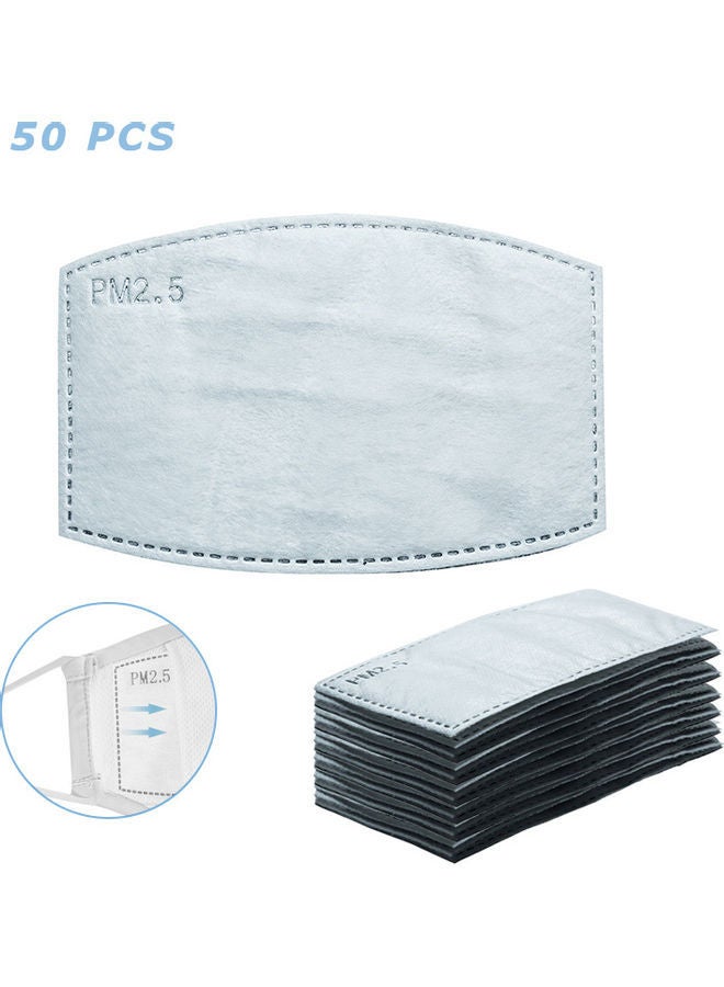 نيبمينينت مجموعة فلاتر بديلة لقناع PM2.5 مكونة من 50 قطعة - Image 1