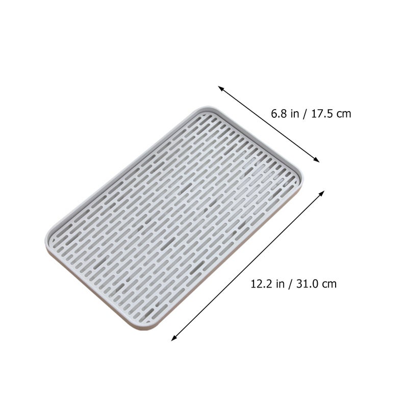 Infant Bottle Dryer, Serving Tray with Draining Board, Prevents Counter-top Stains - Image 2