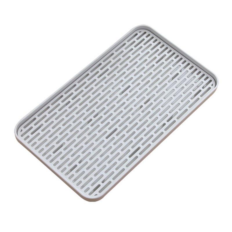 Infant Bottle Dryer, Serving Tray with Draining Board, Prevents Counter-top Stains - Image 1