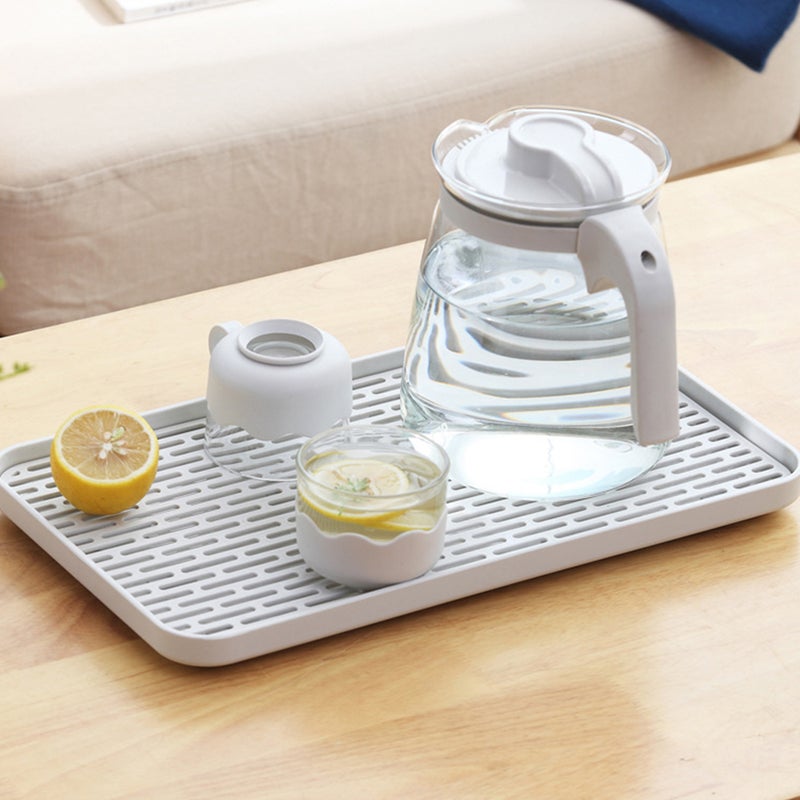 Infant Bottle Dryer, Serving Tray with Draining Board, Prevents Counter-top Stains - Image 4