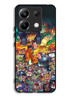 Tolwak Xiaomi Redmi Note 13 Pro 5G Protective Case Cover Gamer Art Doodles  - Image 1