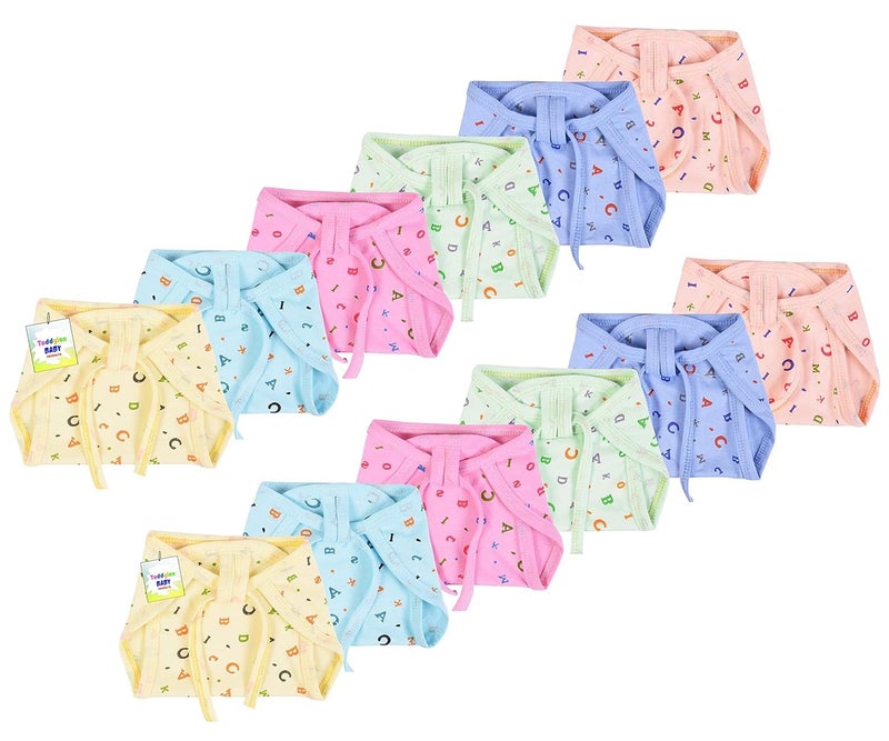 Toddylon Baby Cloth Diapers New Born Gifts | Cotton Langot | Nappy | U Shaped | Washable | Reusable | Nappies (Pack of 10) - Image 3