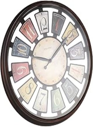 Circular wall clock modern, with battery operated,for home, office, kitchen, classroom and more - multi colors(swi522) - pzsku/Z8B429DC73B91818B711FZ/45/_/1724097774/fb05cc16-801c-4839-9606-2b295d929f80