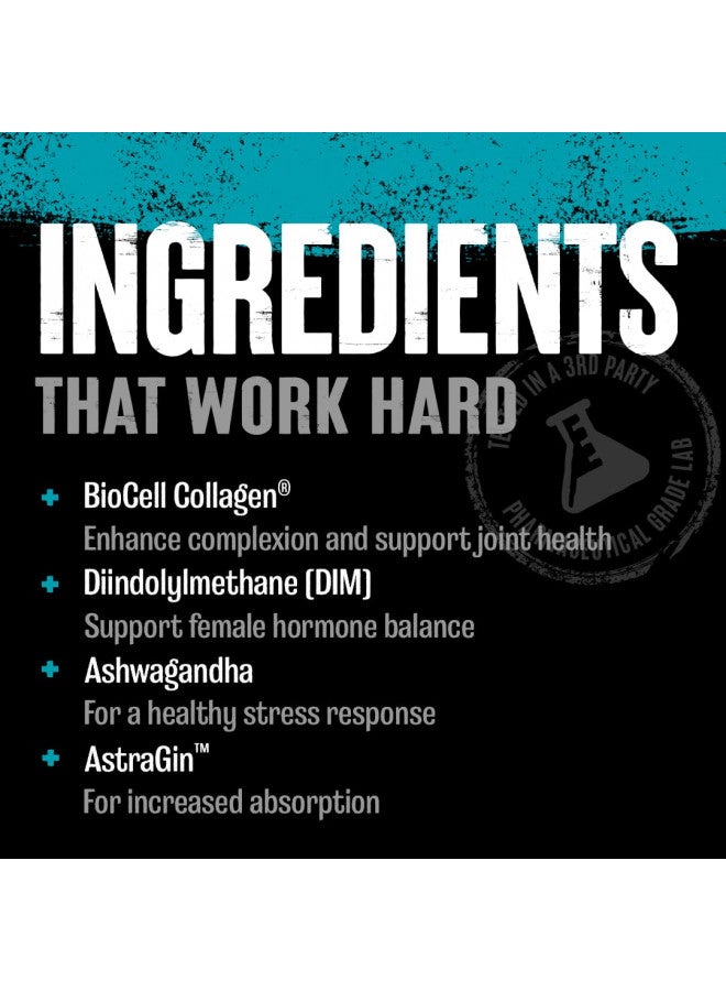 ANIMAL Animal Power Balance Women's Alpha F Comprehensive Formula Supports Hormonal Balance, Complexion, Hair, Nails, Mood and Stress, Intestinal Health, & Bone and Joint Health 30 Packs - Image 5