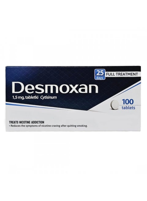 Aflofarm Desmoxan 1,5mg 100 Pills Tablets. Made in Poland. Polish Distribution,Polish Language.