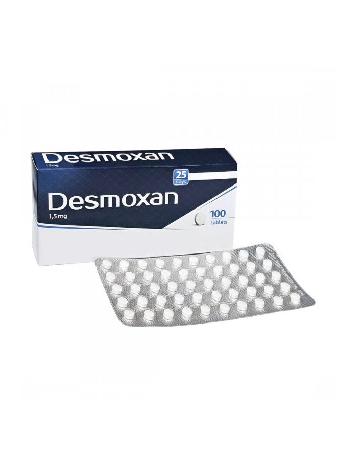 Aflofarm Desmoxan 1,5mg 100 Pills Tablets. Made in Poland. Polish Distribution,Polish Language.