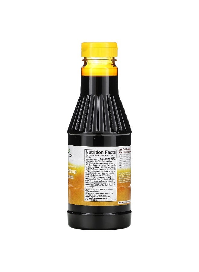 SWANSON سوانسون، دبس السكر الأسود العضوي المعتمد، غير مضاف إليه كبريت، 16 أونصة سائلة (473 مل) - Image 2