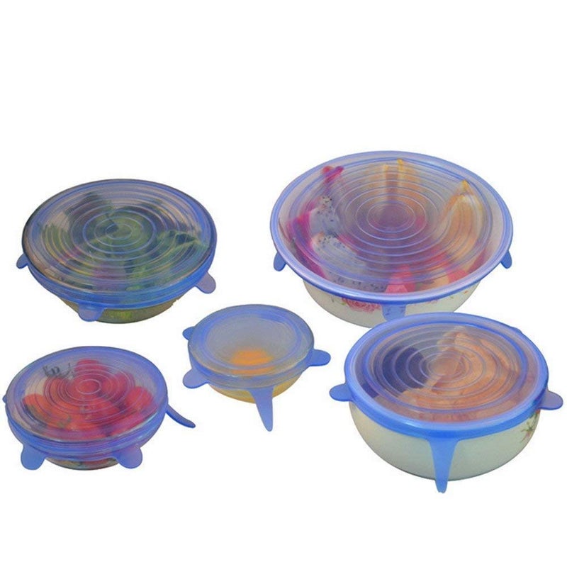Ngel Silicone Lid Covers for Bowls, Cups, Pots, Multicolor -(Pack of 6) - Image 5