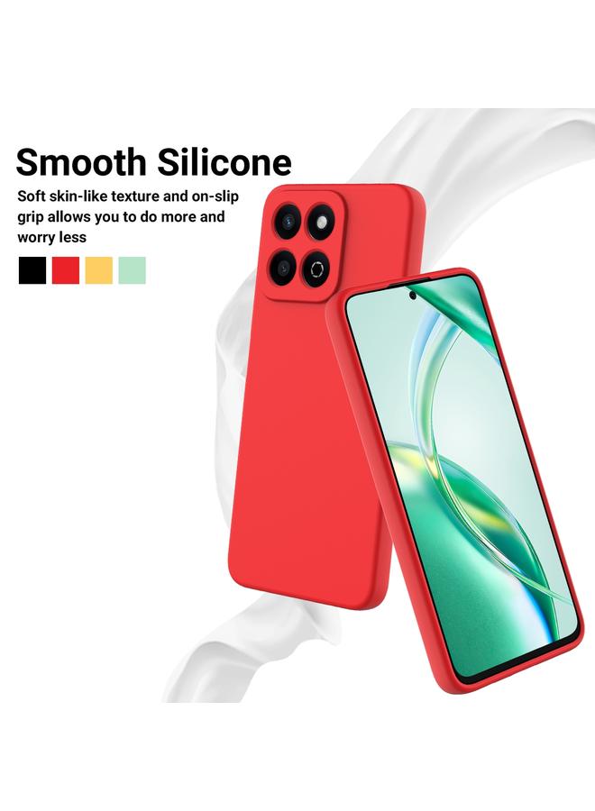 S-TOP Case For Honor X7c / Play 200 Plus Pure Color Liquid Silicone Shockproof Phone Case - Image 3