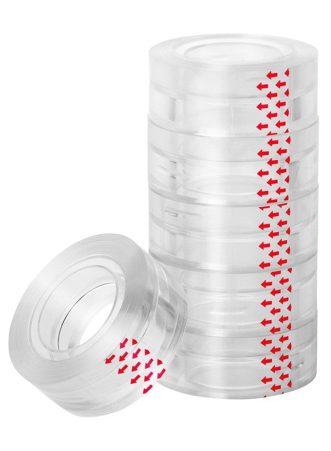 مستر. بين - شريط تغليف الهدايا، عبوة من 6 قطع، شريط تغليف الهدايا، شريط تغليف، شريط شفاف، شريط غير مرئي، شريط هدايا، شريط تغليف للهدايا، شريط ورق تغليف، شريط، شريط شفاف، عبوات شريط للموزع - Image 1