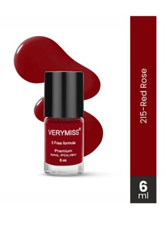 VERYMISS Verymiss Premium Non UV Gel Nail Polish 6 ml 215 Red Rose  - Image 2
