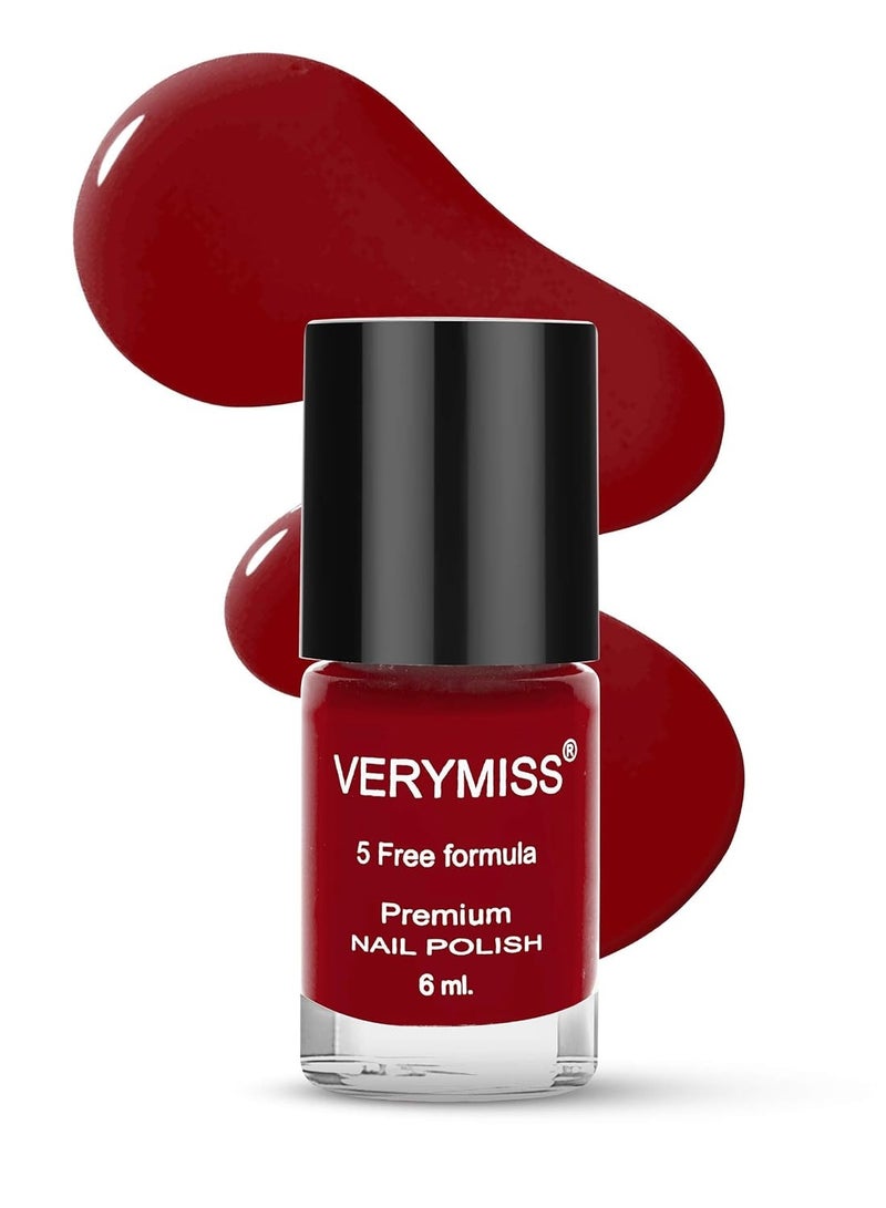 Verymiss Premium Non UV Gel Nail Polish 6 ml 215 Red Rose - Image 1