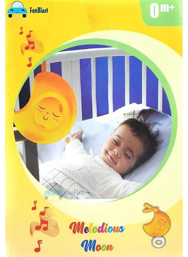 FunBlast Moon Shaped Hanging Cot Rattle For Infants Melodious Sound Rattle Toys For New Born Babies And Toddlers - Image 5