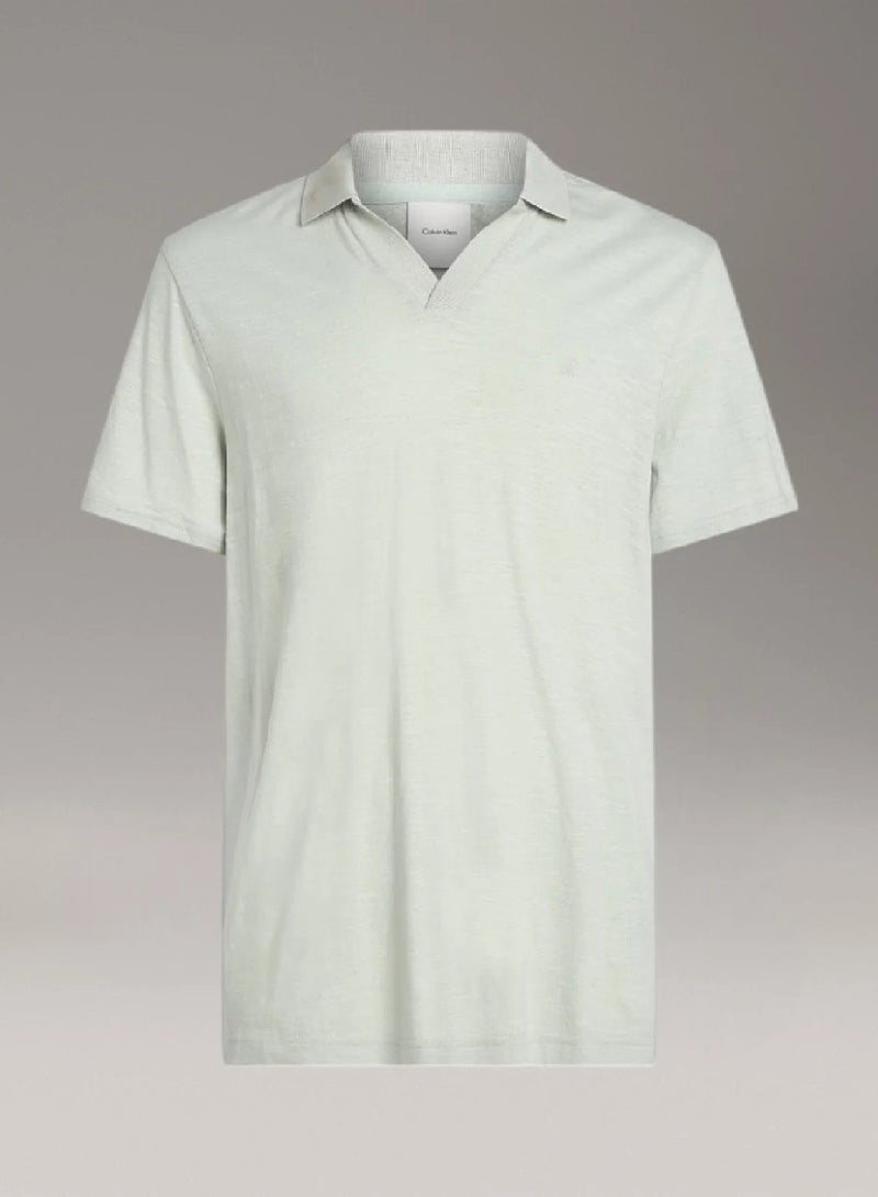 كالفن كلاين بولو شيرت بياقة كوبية - Image 4