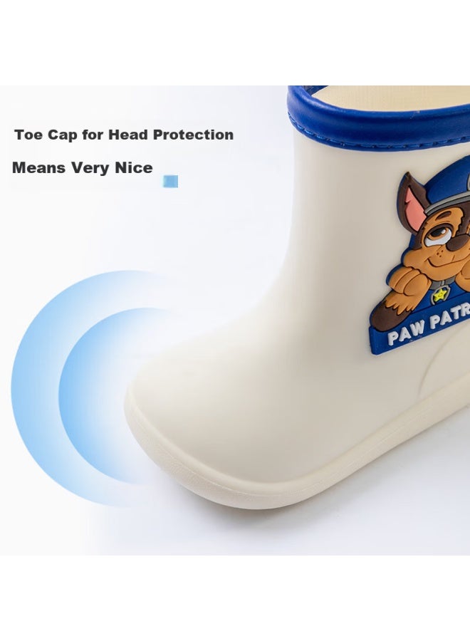 Daddy Pig Piggy Dad Kids Rain Boots Boys Girls Anti-slip Waterproof Wear-resistant 3d Cartoon Paw Patrol Rubber Boots Pink Size 19 - Image 5