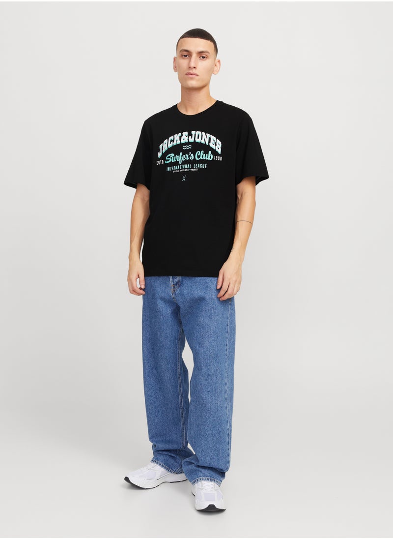 JACK & JONES JJELOGO TEE SS O-NECK 2 COL SS25 SN  - Image 2