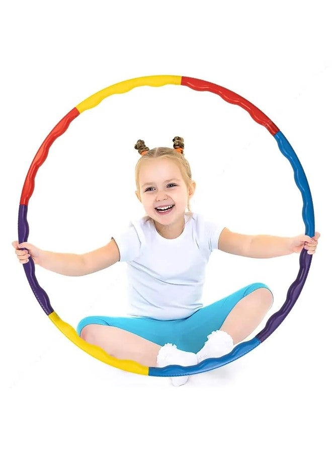 Confidence Hula Hoop Ring for Kids, Size Adjustable with 8 Inter- Lockable Pieces Easy to Assemble Exercise Ring for Kids and Adults Multicolor - Image 4
