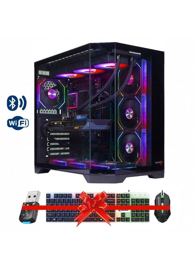 Spear Pc Gaming Pro PC With Intel Core i7-14700F Processor/16GB RAM DDR5/1TB SSD/16GB Nvidia GeForce RTX 5070 Ti Graphics/Windows 11 Pro+Keboard+Mouse+USB Black - Image 4
