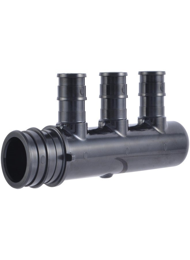 SharkBite 3 Port PEX Expansion Poly Tee, 3/4 Inch Closed Trunk with 1/2 Inch Outlet, Multi Line Water Manifold Plumbing Fittings for PEX-A Tubing, UAMPT3CZ - Image 1