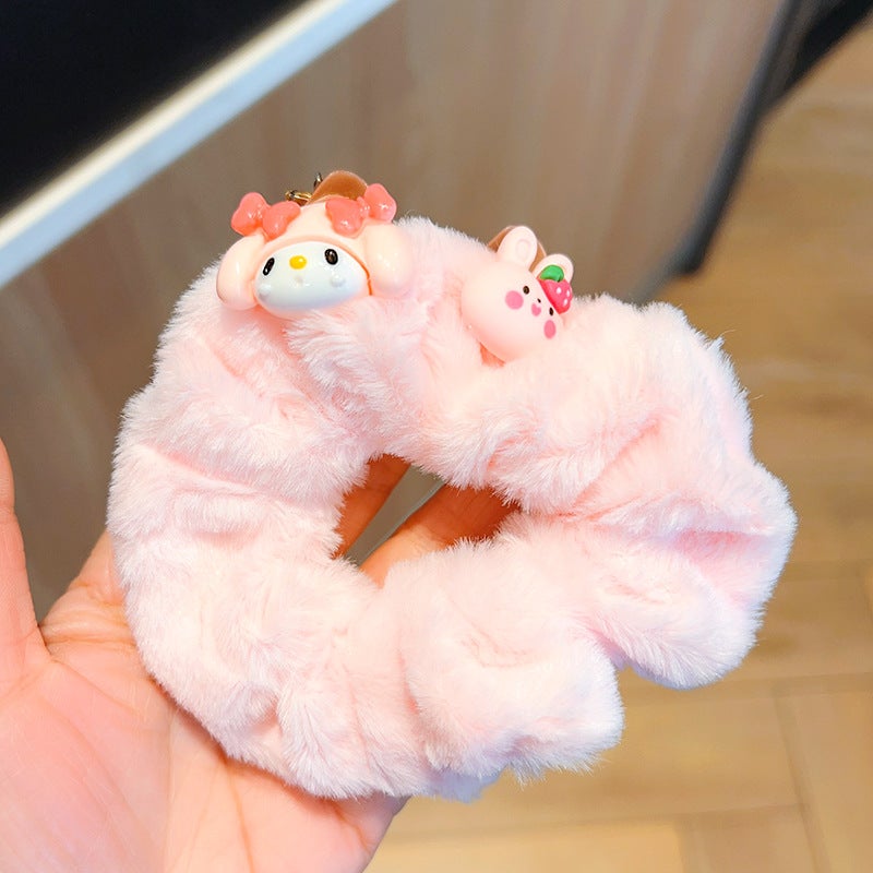 Plush Scrunchie Autumn Fairy Sweet Hair Ties 13-3 melody 13-3 melody
