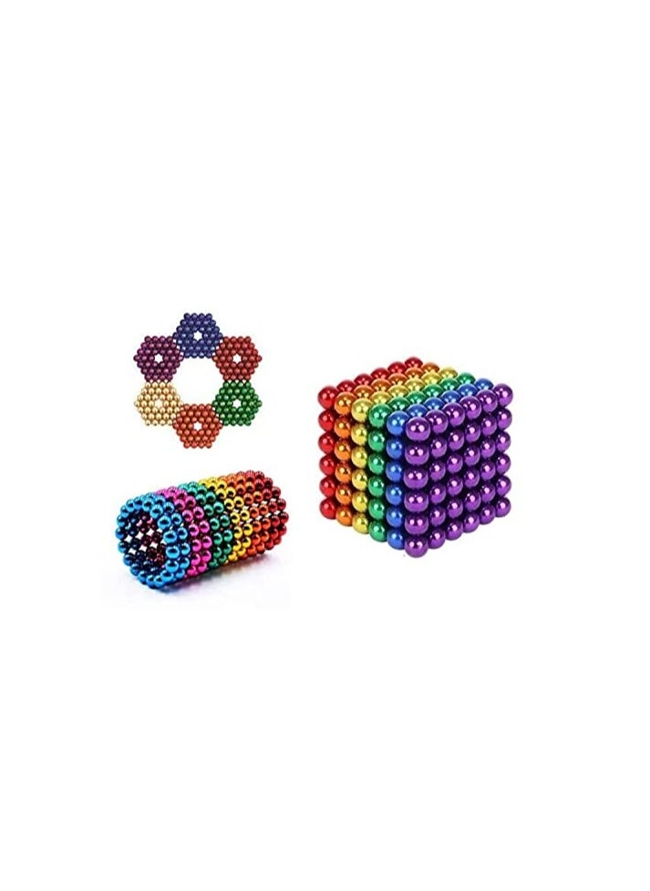 null - 216 Colored Magnetic Balls for Kids and Adults, Building Block Toy Set, DIY and Construction Toys for Children and Adults - Image 1