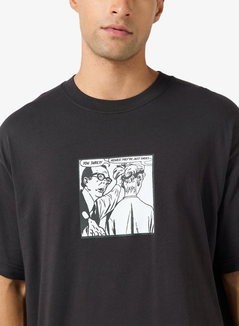 فانز تيشيرت فضفاض إنها مجرد أحذية - Image 3