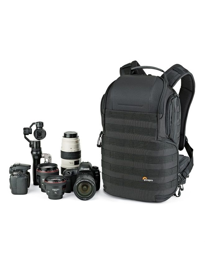 Lowepro ProTactic 350 AW II Modular Backpack with All Weather Cover, Camera Bag for Professional Use, Insert for Laptop Up to 13 Inch, Backpack for Professional Cameras and Drones, LP37176-GRL, Black - Image 1