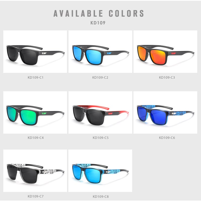 kdeam Unisex Polarized Sunglasses UV400 Outdoor Driving Fashion Sun Glasses For Men Women - Image 3