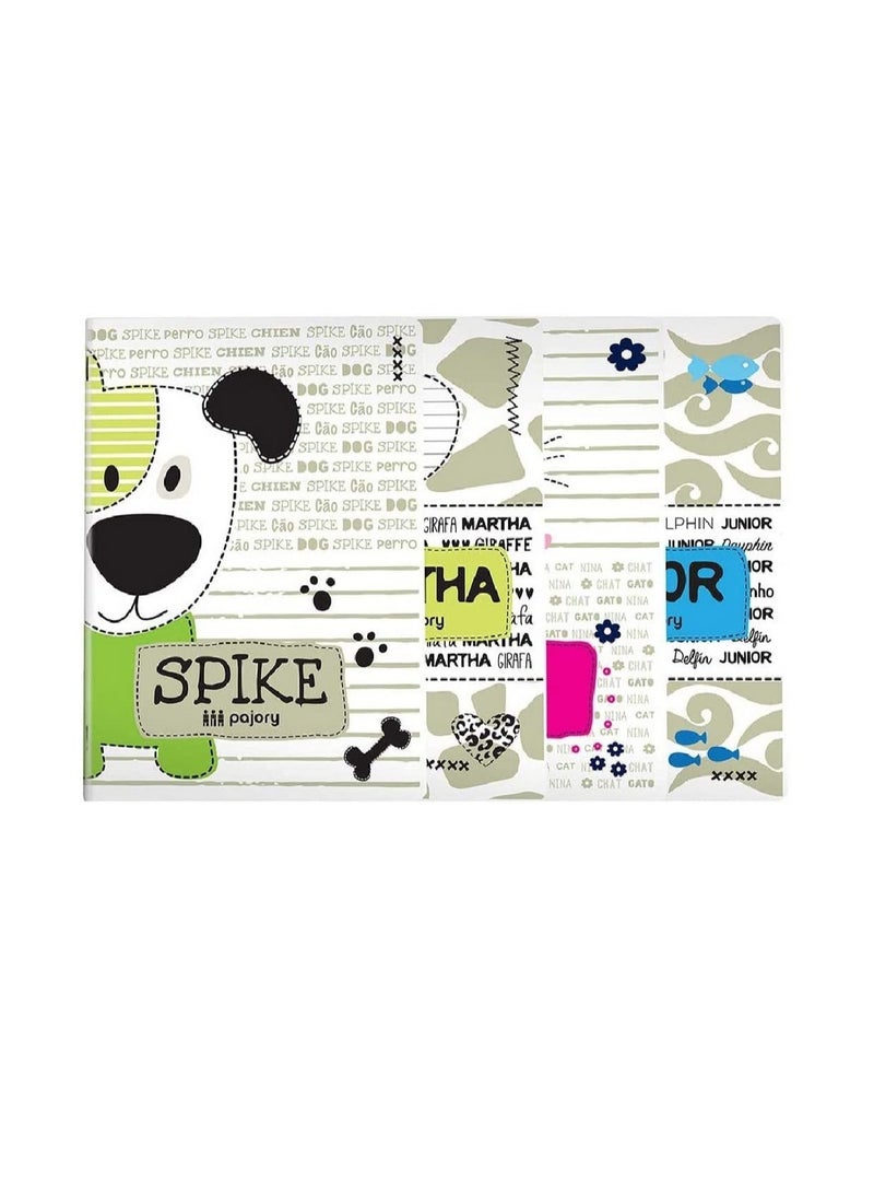 Maxi Pajory Stapled Notebook, Kids Fun, A4, 60F 80 g, Ruled, Assorted designs, WHITE, 2460022017053  - Image 1