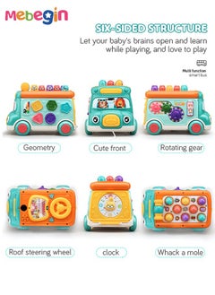 MEBEGIN Pounding Toys for Toddlers Educational Toy Pull Along Bus Gopher Toy for Boys Girls Birthday Gift  - Image 3