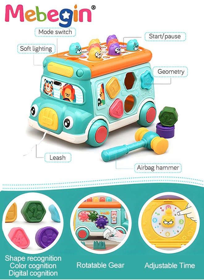 Pounding Toys for Toddlers Educational Toy Pull Along Bus Gopher Toy for Boys Girls Birthday Gift - pzsku/Z8B43A8374AB999854649Z/45/_/1709794013/64640be8-db92-4699-bdca-dbb350a1d948