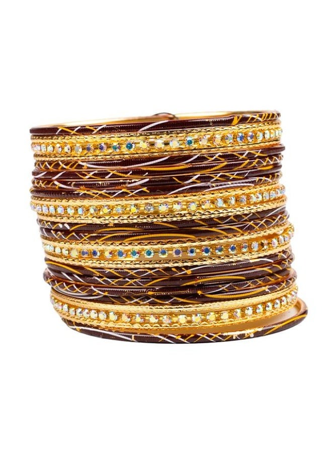 Bangles, Coffee Brown-Size 2.6, India