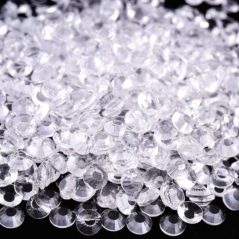 BLINGINBOX 1440Pieces SS6/1.9-2mm Flat Back Crystal Rhinestones Round Gems for Nail Art,Clear - Image 1