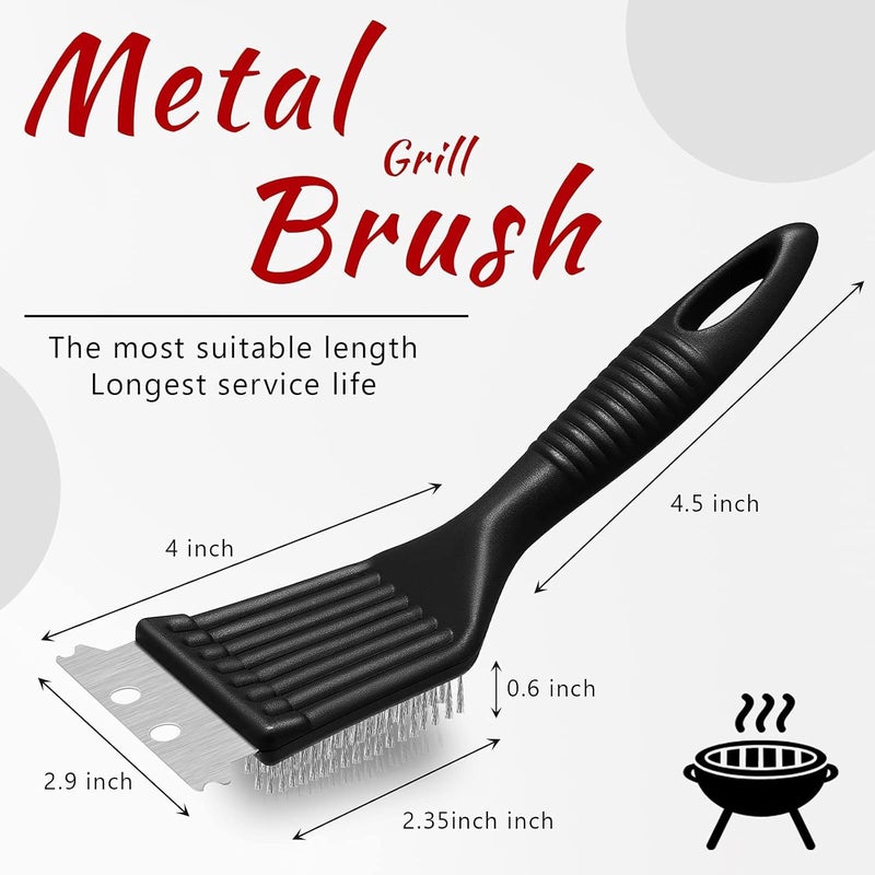 Premium 2-in-1 Stainless Steel Stove Cleaning Brush – Heavy-Duty Wire Brush for Stovetops, Ovens, Grills & Metal Surfaces – Removes Grease, Dirt & Tough Stains Effortlessly (Two pacKages) - Image 3