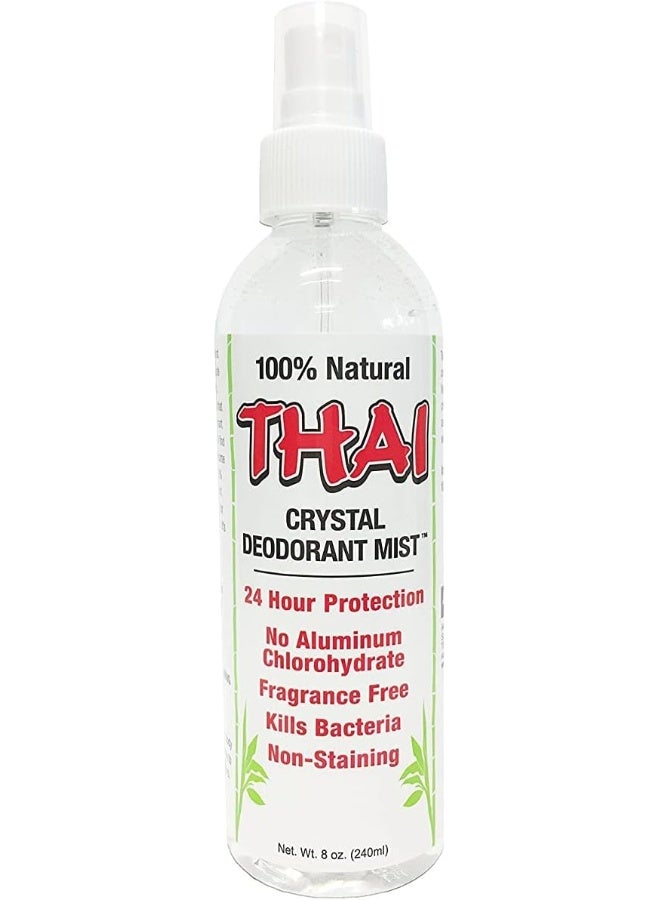 Thai Deodorant Stone Crystal Mist, 8 Ounce - Image 1