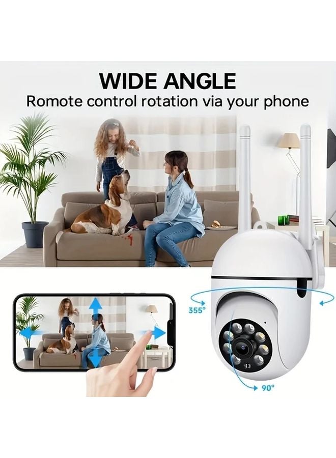 JOOAN T76 1080P Wireless WiFi Security Camera 355 Degree PTZ Two Way Talk Color Night Vision Motion Detection Indoor Outdoor Smart Doorbell Alexa Google Assistant USB Powered - Image 3